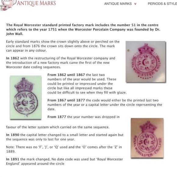 Rare Antique Royal Worcester Blue/White Floral Porcelain Demitasse Cups Set of 3 - Picture 13 of 16